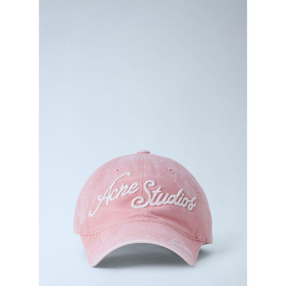 Acne Studios Men Logo-Embroidered Baseball Cap